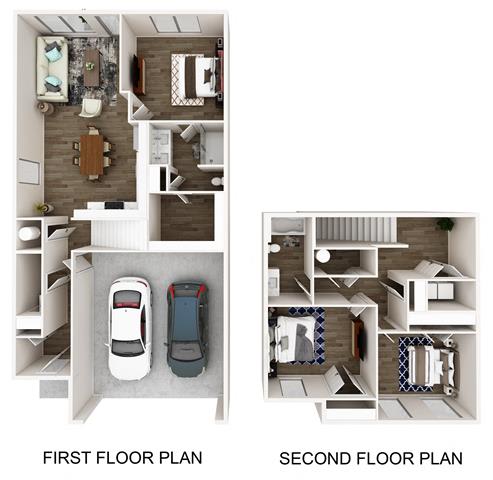 Floor Plan  Barton 3 Bed