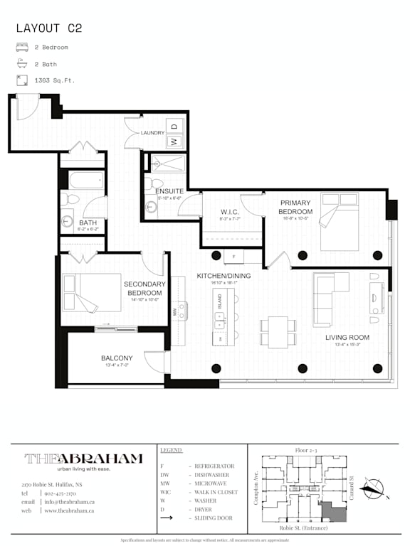 A black and white image of a floor plan for a property.