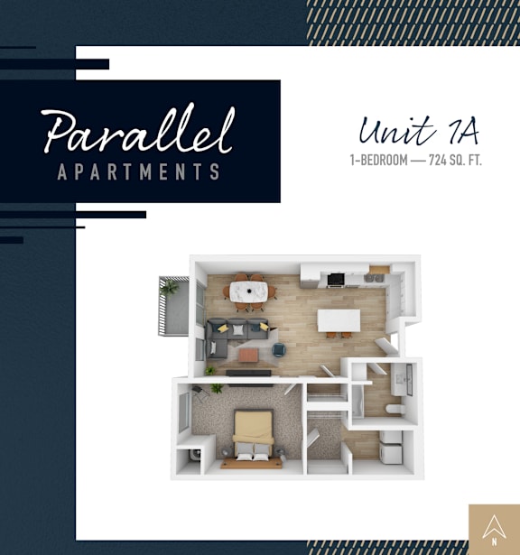 Parallel Apartments | 1A - 1 Bedroom | Available Units