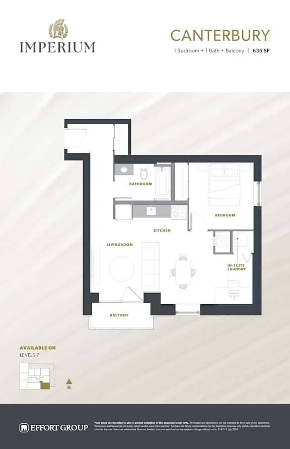 Canterbury Floor Plan at Imperium, Dundas, L9H 0C8
