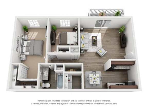 ATHENA CLASSIC Floor Plan at Latitude at Riverchase, Hoover, Alabama