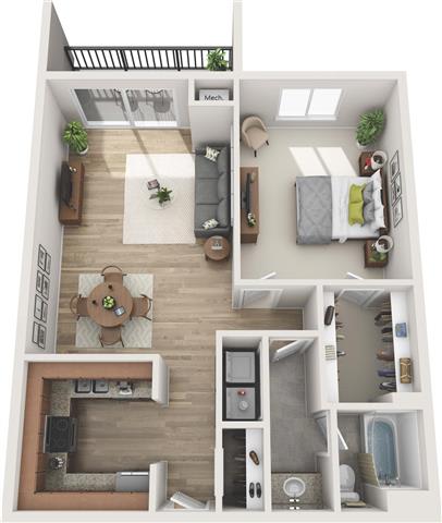 Paces Elite Floor Plan Paces Elite Floor Plan at Atler at Brookhaven, Atlanta, GA