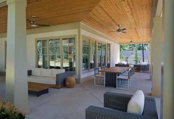 Outdoor Living Area at Paces Ridge at Vinings, Atlanta, Georgia