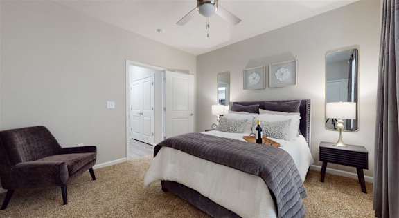 Comfortable Bedroom at Vue at Embry Hills, Georgia, 30042