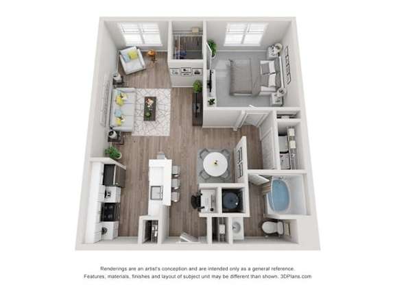 Henderson CLASSIC PLUS Floor Plan at Vue at Embry Hills, Atlanta