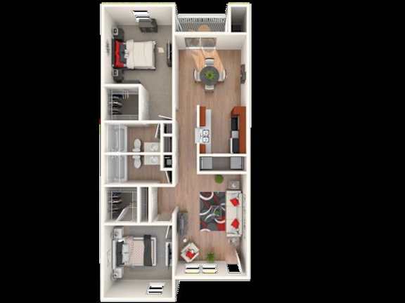 The Peak Signature Floor Plan at Breckinridge Vue, Duluth, Georgia