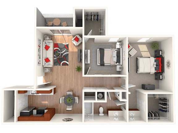The Ridge Classic Plus Floor Plan at Breckinridge Vue, Duluth
