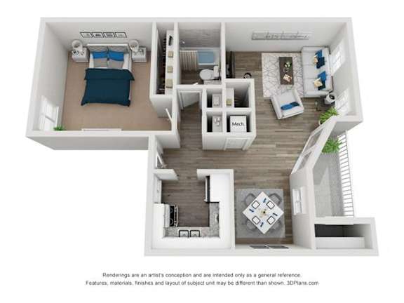 JOHNSON Classic Floor Plan at Spalding Vue, Peachtree Corners, 30092