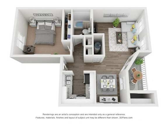 JOHNSON Signature Floor Plan at Vue on Medlock, Georgia, 30092