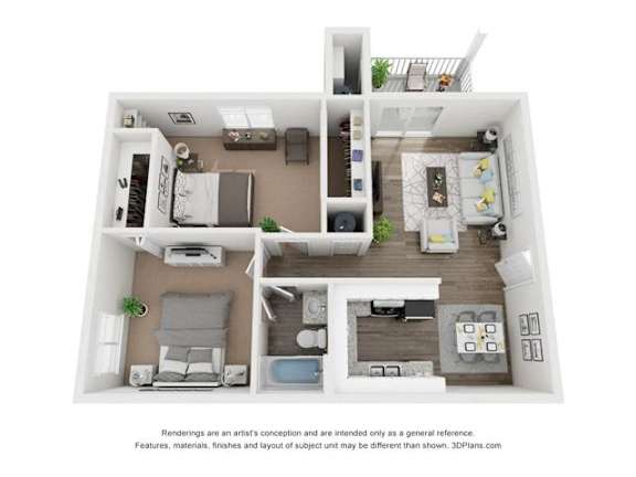 MILLER Elite Floor Plan at Vue on Medlock, Georgia, 30092