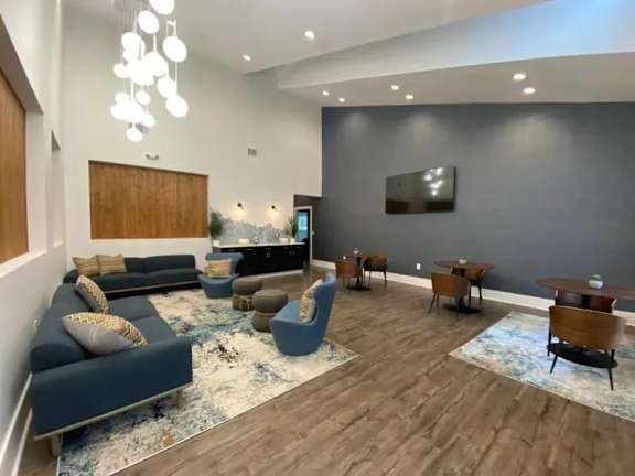 A modern coworking area at Cumberland Pointe, Smyrna, GA, 30080
