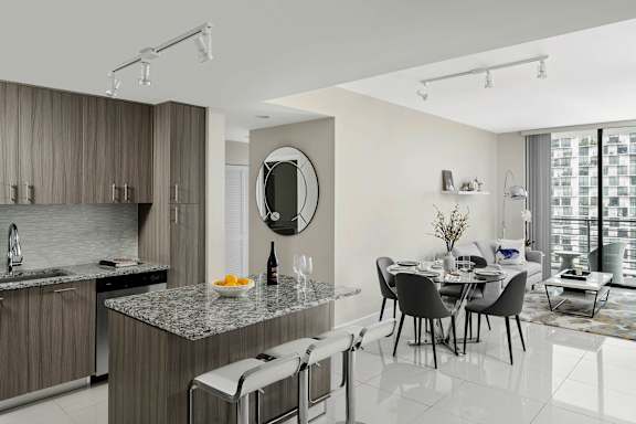 Kitchen With Dining Area at Palma, Florida