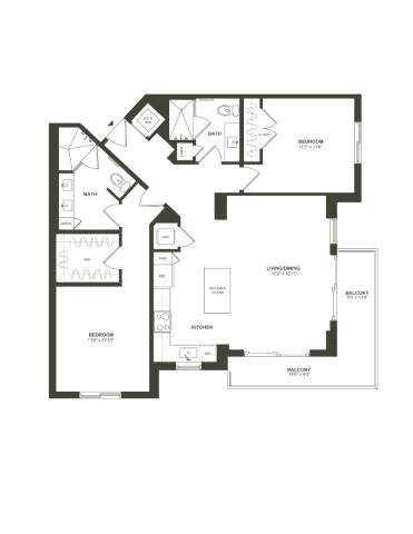 B3 Floor Plan at Palma, Florida