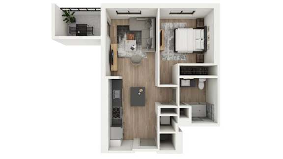 A1 Floor Plan at Palma, Florida, 33166