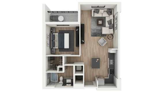 A3 Floor Plan at Palma, Doral, FL, 33166