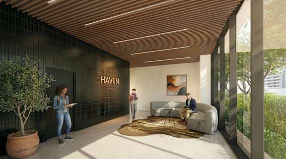 Lobby Area at Haven, Vancouver, BC V6T 1Z3