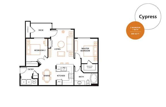 2 bed 2 bath at Mill Creek Meadows Apartments, Mill Creek, WA