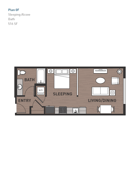 Studio 1 bath L at Ravello Apartments, Washington, 98052
