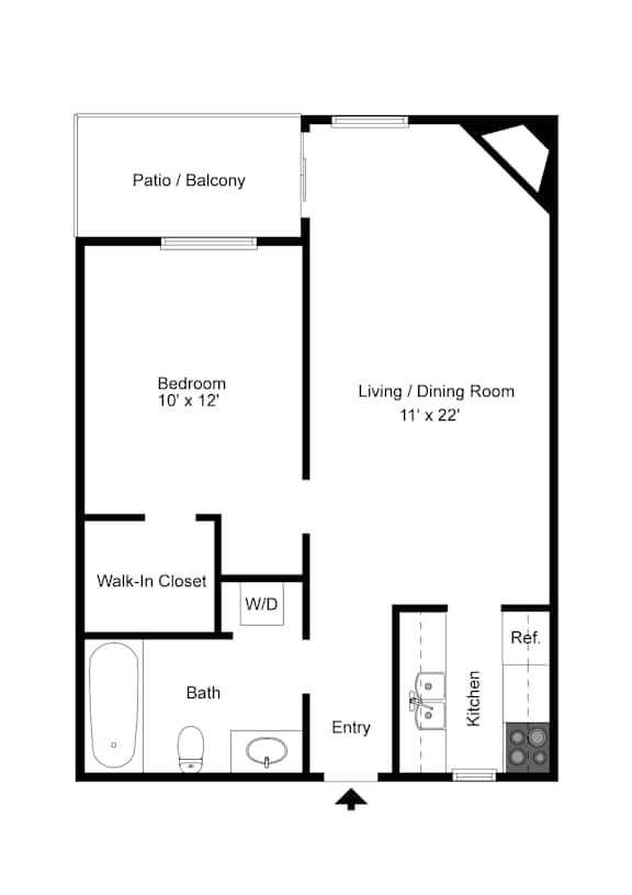1 bed 1 bath at Infinity on the Landing Apartments, Euless