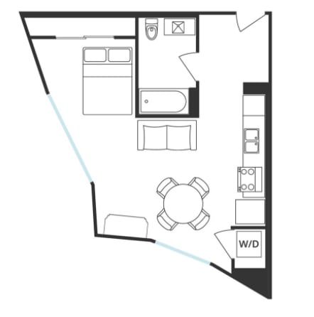 Floor Plan  S3 Floor Plan at 5263 W Adams, California, 90016
