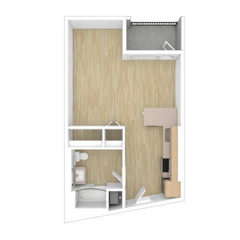 S2 Floor Plan at The Wilson, Santa Monica