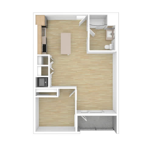 A11 Floor Plan at The Wilson, Santa Monica, CA
