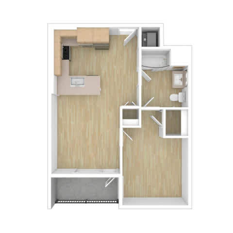 A7 Floor Plan at The Wilson, Santa Monica