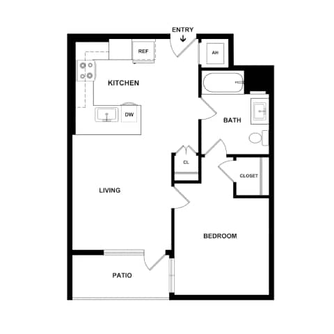 A7 Floor Plan at The Wilson, California