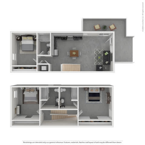 Floor Plan  C3 Floor Plan at 810 Ashland, California