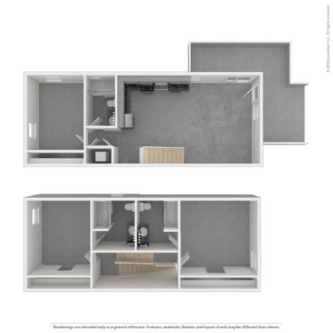 C3 Floor Plan at 810 Ashland, Santa Monica