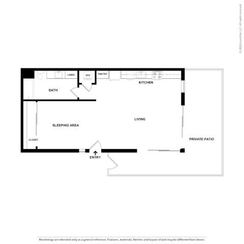 S1 Floor Plan at 810 Ashland, California, 90405