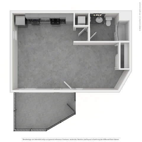 S2 Floor Plan at 810 Ashland, California