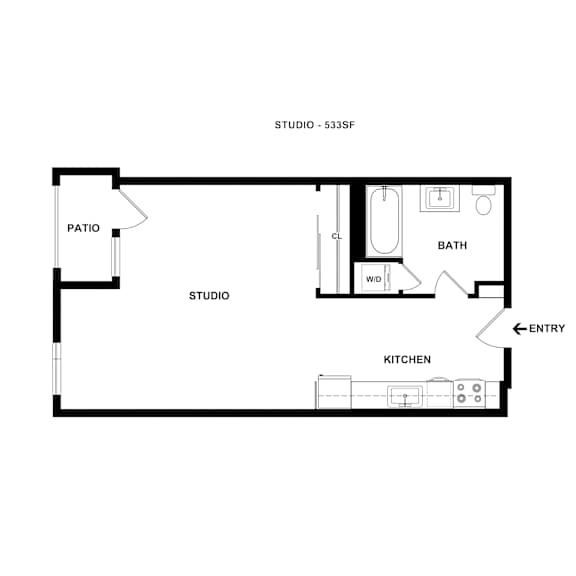S7 Floor Plan at The Dillon II at Silver Lake, Los Angeles, CA