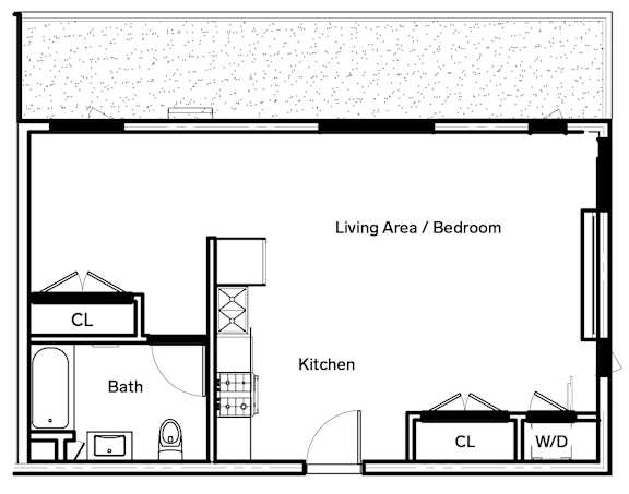 A3 Floor Plan at The Dillon, California, 90026