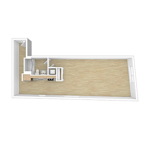 S2 Floor Plan at 2221 S Western, Los Angeles, 90018