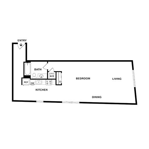 S2 Floor Plan at 2221 S Western, Los Angeles, CA