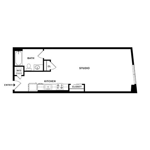 S3 Floor Plan at 2221 S Western, Los Angeles