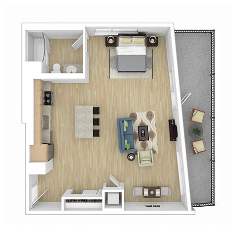 Floor Plan  S4 Floor Plan at 2221 S Western, Los Angeles, CA 90018