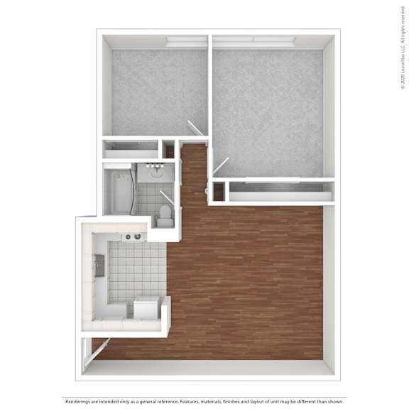 A drawing of a bathroom with a toilet, sink, and shower.
