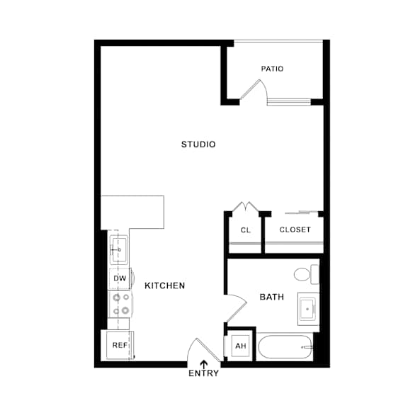 A3 Floor Plan at The Wilson, California