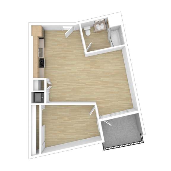 B10 Floor Plan at The Wilson, California