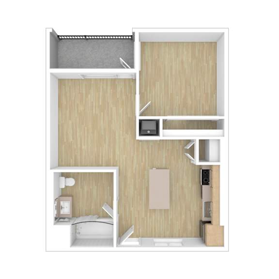 B13 Floor Plan at The Wilson, Santa Monica, CA