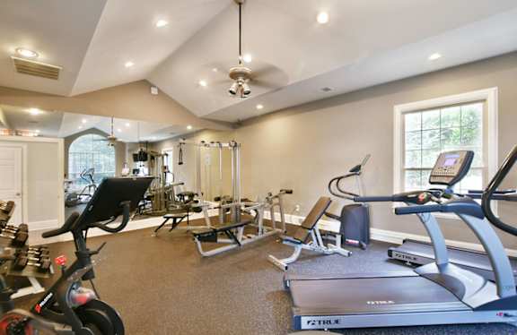 Gym with Treadmills at Braxton Woods Lake, Greenville, South Carolina