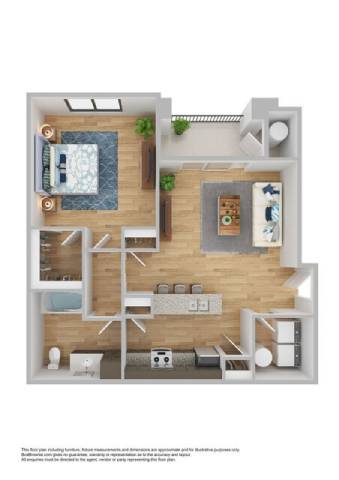 1 bed 1 bath at The Banks at Bridgewater Apartments, South Carolina, 29566