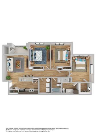 3 bed 2 bath at The Banks at Bridgewater Apartments, Little River, South Carolina