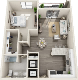 A2 Floor Plan at Mariner Grove, Savannah, Georgia