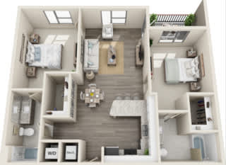 B1 Floor Plan at Mariner Grove, Georgia, 31404