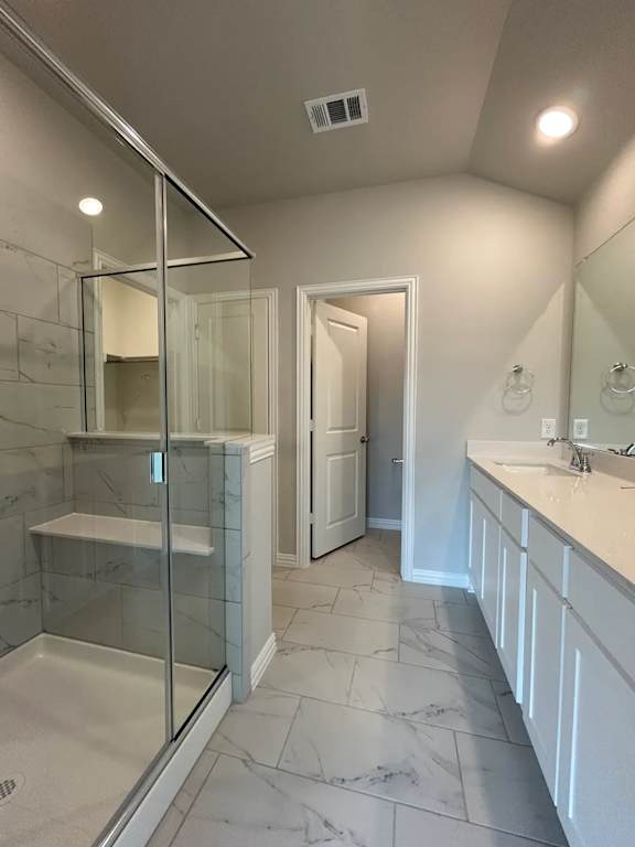 Spacious Bathroom at Cottages at Beltmill Apartments, Saginaw, Texas