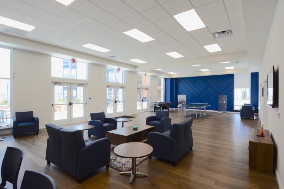 Common area at The Landing Apartments, Indiana, 46234