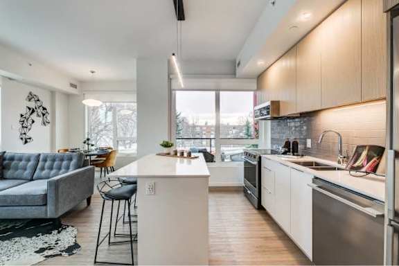 Bright Kitchen at Southpark on Whyte, Edmonton, AB, T6E 3S3